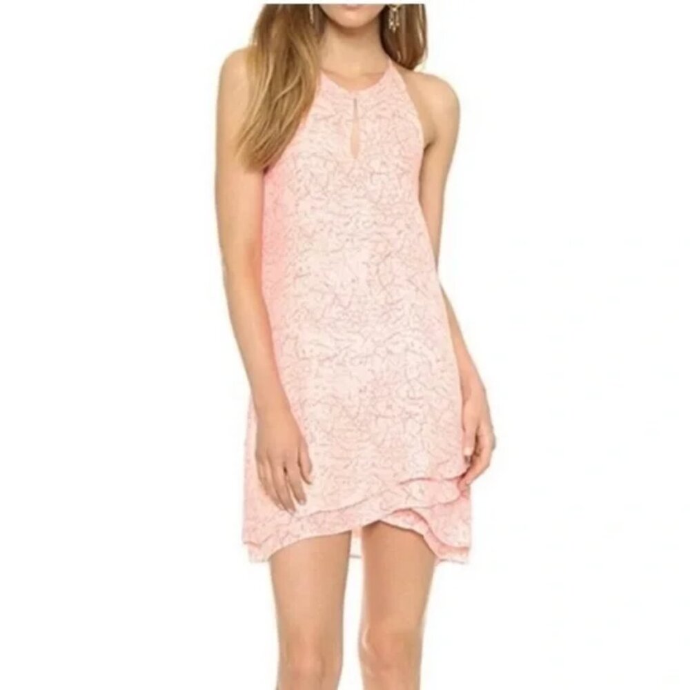 Parker Priscilla Dress Etude Quake Size Womens Large 100% Silk